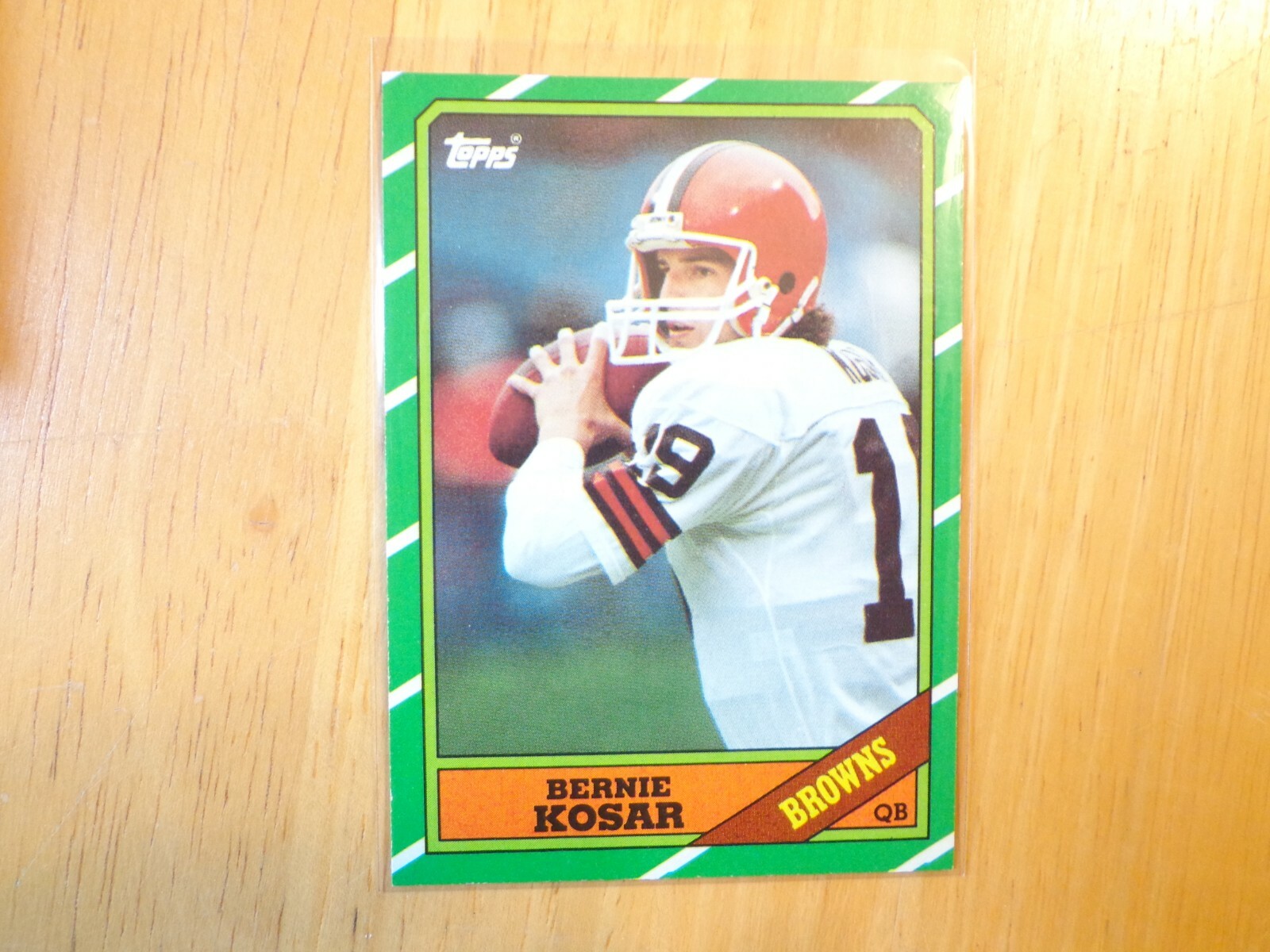 1986 Topps Bernie Kosar #187 Browns Rookie Card #3