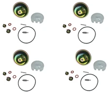 4PK Carburetor Kits Fits Honda GX240 GX270 GX340 GX390 Needle Bowl Float Gaskets