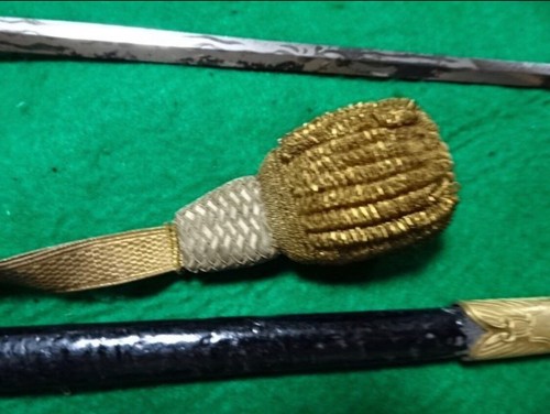 Antique imperial japanese 1886 full dress uniform court sword uncut meiji 19 - Picture 6 of 11