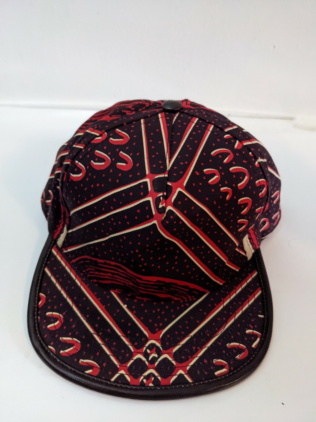 Supreme Cairo Five 5 Panel Hat Snapback Burgundy … - image 1