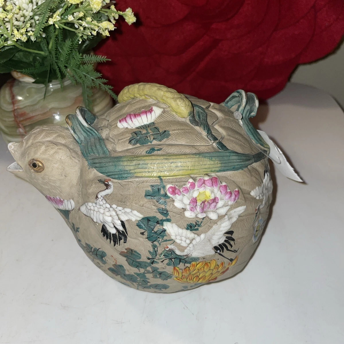 d1103505 中国 上海 宝石箱 文箱 小箱 重箱 丸盆 花器 茶筒 茶こぼし 茶托 銘々皿 煎茶道具 木製 伝統工芸品 現状品 当時物 中古品 古董日本茶壶| eBay