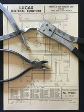 Singer SM 1500 Roadster. Lucas Wiring Diagram (W20221)