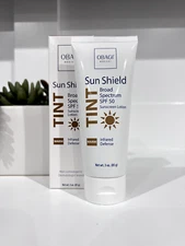 New Fresh Box Obagi Sun Shield Broad Spectrum SPF 50 3 oz Warm Tint Exp. 12/26