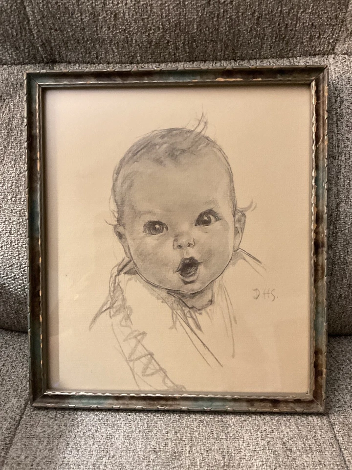 Estampado vintage Gerber Baby 8 x 10 / DHS firmado / Foto 2 de 4