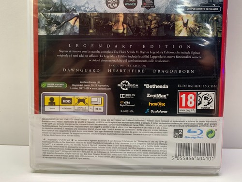 THE ELDER SCROLLS V SKYRIM LEGENDARY EDITION - SONY PS3 - NUOVO SIGILLATO PAL - Foto 3 di 7
