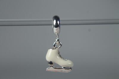 'Skate' Enamel And Silverstone Bead By DaVinci #DB 94-14 NEW