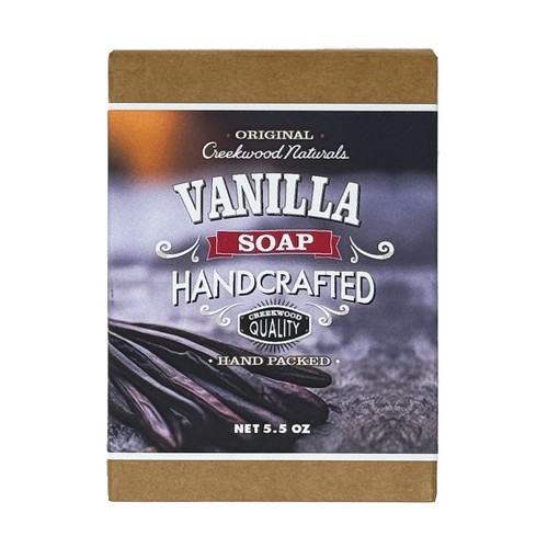 Handcrafted Vanilla Soap Bar - American Made All Natural Soap with Vanilla - Picture 7 of 10