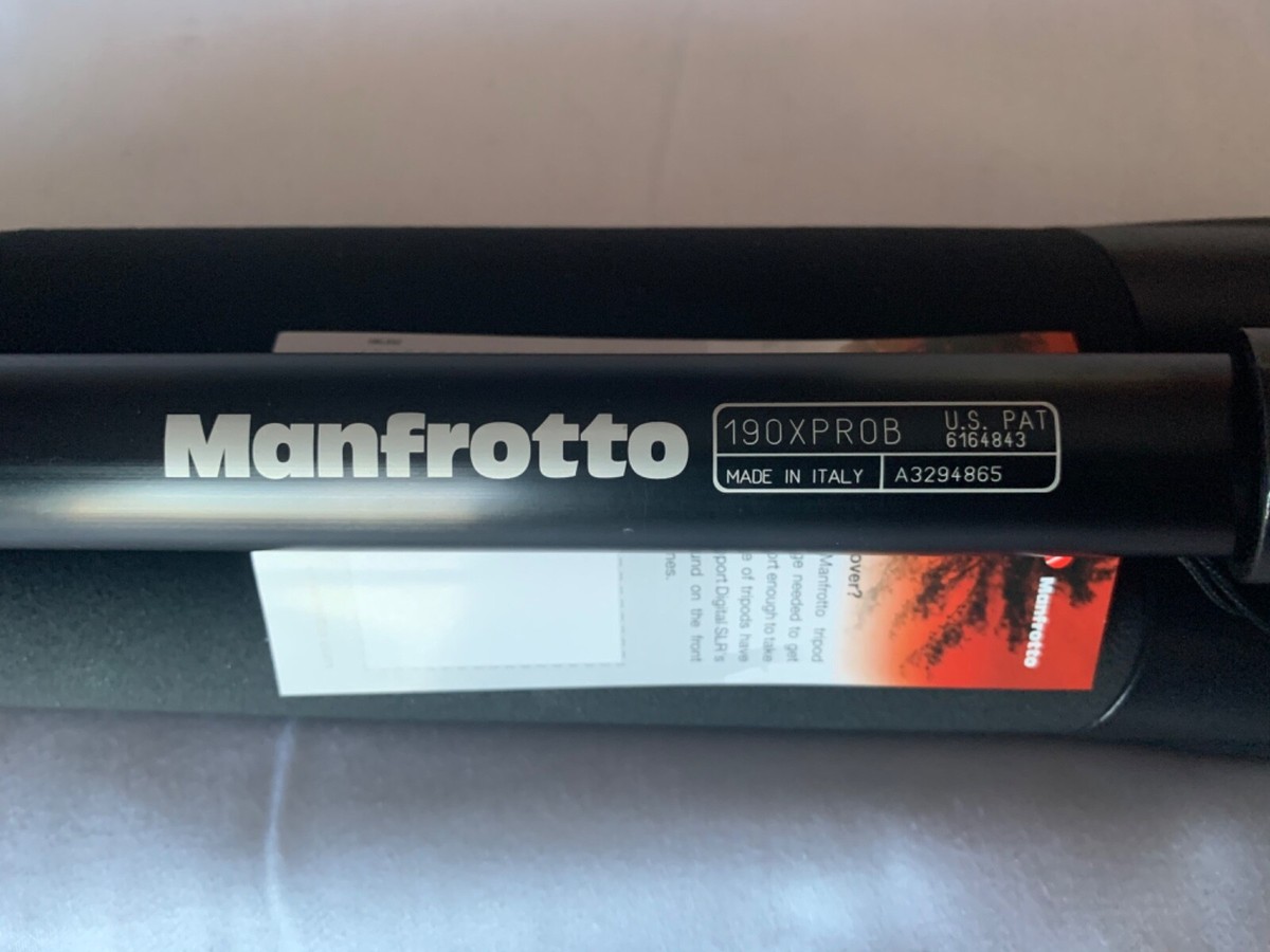 Trépied Manfrotto 190X Pro B + Tête Calumet 7033 - Alu, Jamais Servi