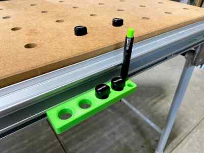 Festool MFT/3 Table Bench Dog Storage Holder - Store 4 Bench Dogs on Side of MFT