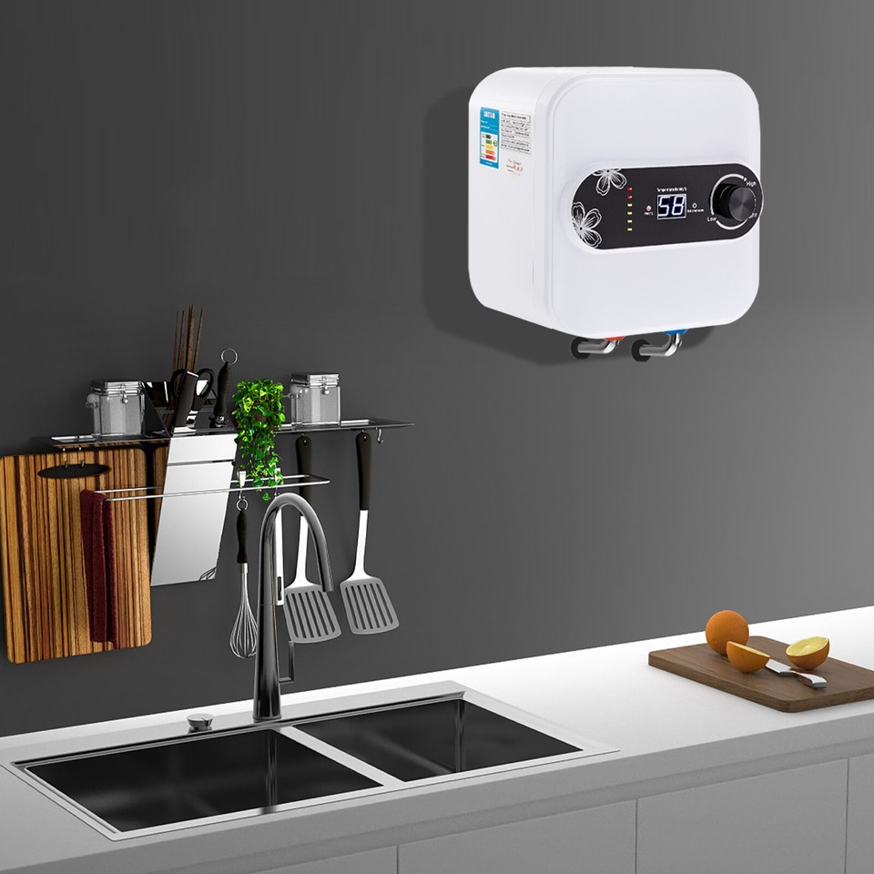 RV 8L Instant Electric Hot Water Heater Shower Compact MiniTank