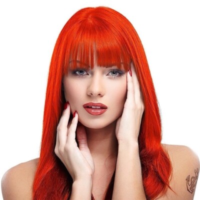 Psychedelic Sunset MANIC PANIC Semi Permanent Orange Red Hair Color Dye Cream