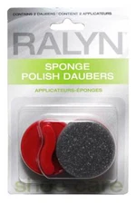 Ralyn Sponge Polish Daubers Pack Of 2 Cream Sponge For Shoes Boots Handbags