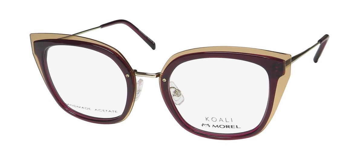 KOALI 20074K CAT EYE HANDMADE ACETATE MADE IN FRANCE RARE EYEGLASS