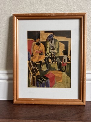 Jacob Lawrence: The Travelers 1961 Quality Art Print 10x8