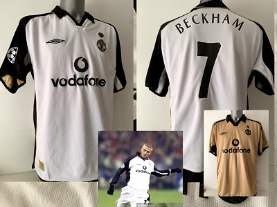 Manchester United Umbro BECKHAM Jersey Shirt Adult XL Soccer
