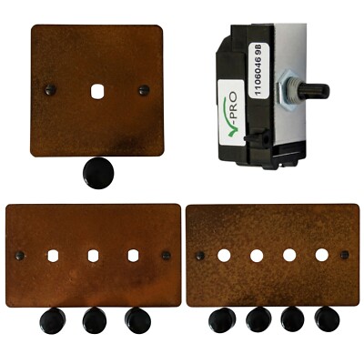 G&H Flach Rost Dimmer Platten & Module LED Halogen Vpro Vcom Vdim