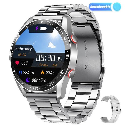 New Bluetooth Smart Watch Waterproof Fitness Record For iPhone Samsung Android - 第 14/18 張圖片