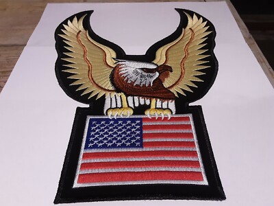 Patch / écusson Brodé Imprimé Drapeau Américain USA États-Unis - Idéal Pour Customiser Vos Vêtements
