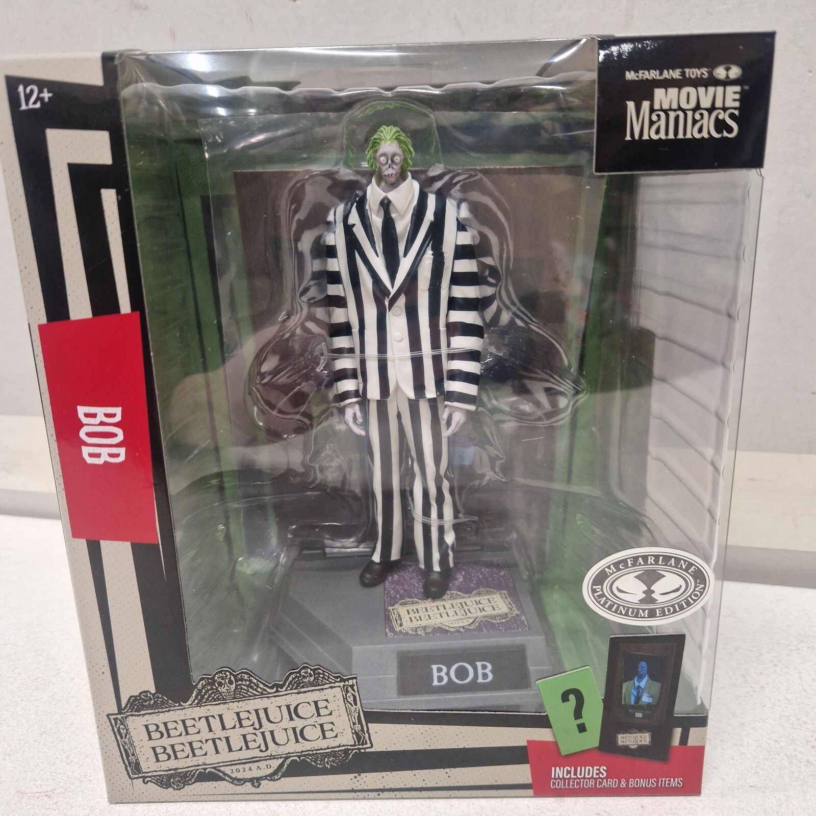 McFarlane Toys Shrinker Bob Platinum Beetlejuice Beetlejuice Movie Maniacs New