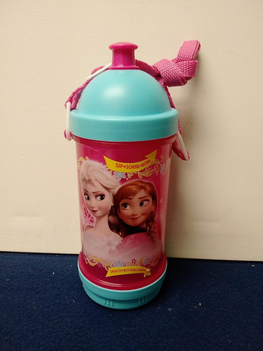 Zak Disney Frozen Water Bottle Sip String for Carrying Holds 