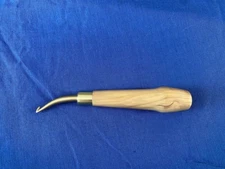 Irish Hook (aka Hartman Hook) Bent/Curved hookie Slim or Pencil handle
