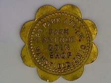 Park Ave. Coin Shop. Forty-five Cent Token. Mansfield, OH. #2. COMBINED SHIPPING