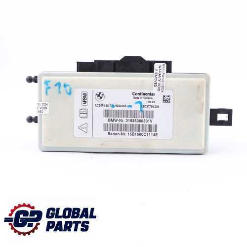 Sicherheits Steuergerät BMW F01 LCI F07 F10 F11 F25 Luftmodul Tasche ECU 9350003