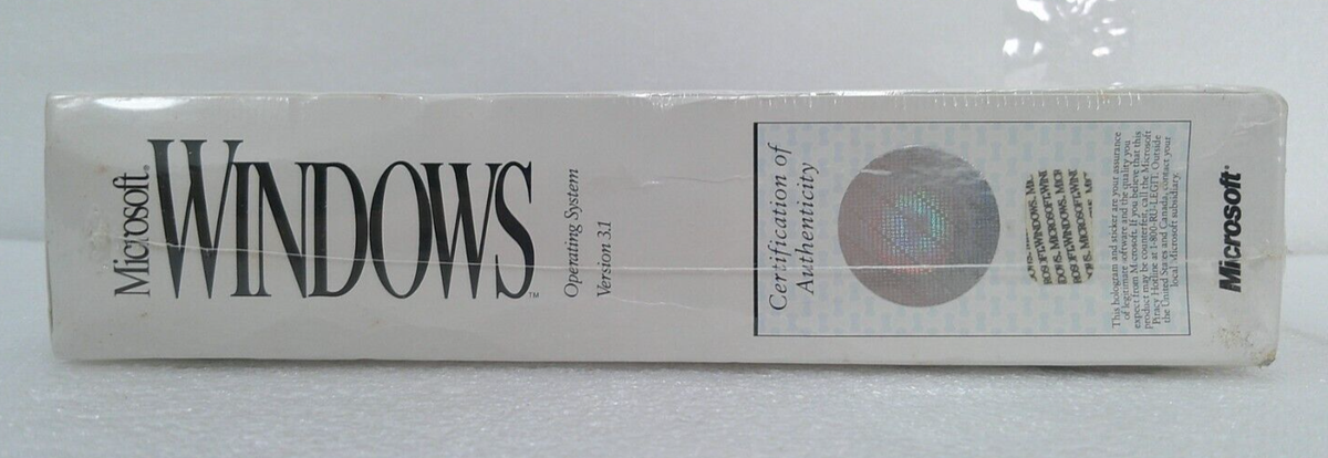 MICROSOFT WINDOWS VERSION 3.1 SEALED NEW P/N 56709 | eBay
