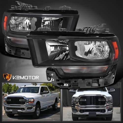 Black Fits 2019-2022 Dodge Ram 2500 