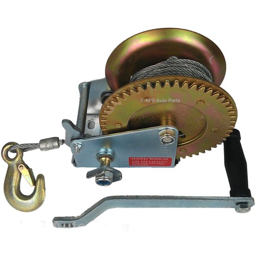 VERRICELLO ARGANO ARGANELLO PARANCO MANUALE CAVO ACCIAIO 8 MT 350KG BARCA 600lb - Foto 6 di 8