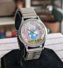 Vintage Montre quartz REMEX - fun watch - spoutnik - pile neuve