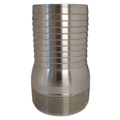 #ad #ad 3quot; 304 SS King Combination Nipple MNPT x Hose Barb Low Pressure Fluid $75.99