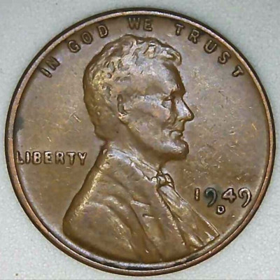 1949-D 1C Lincoln Wheat Cent XF 23lc0517-2 | eBay