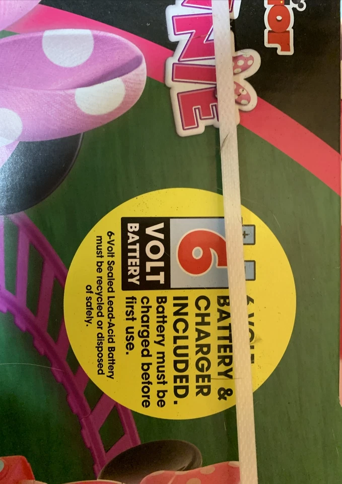 Tren Minnie Disney Junior con caboose y vías alimentado por 6 voltios (recogida Ava) Foto 3 de 4