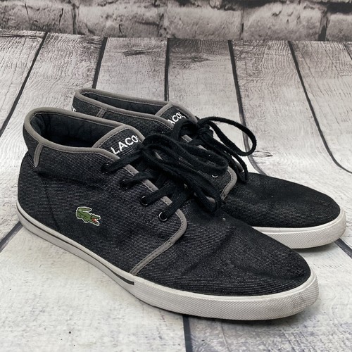 Black Denim Shoes Sneakers Size 