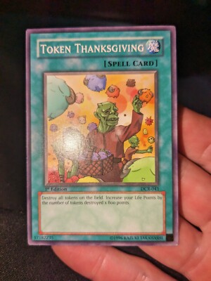 Yugioh Token Thanksgiving DCR-041 Common 1st Edition | eBay