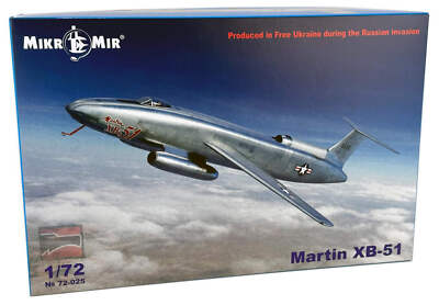 MikroMir 1/72 Mikro Mir Martin XB-51 Plastic Model Kit