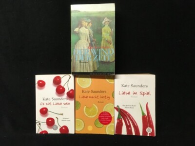SAMMLUNG PAKET - 4 x KATE SAUNDERS - Liebe im Spiel, Wind der Zeit u.v.a.