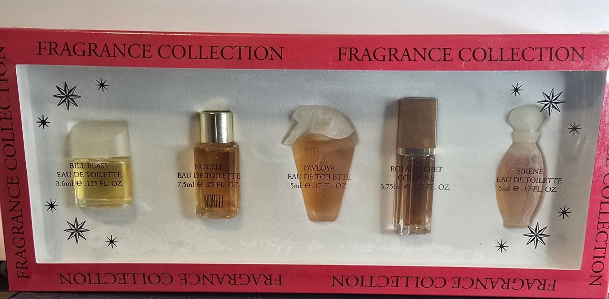 5 Vintage Perfume Gift Set 90s Mini Perfume Set New Sealed | eBay