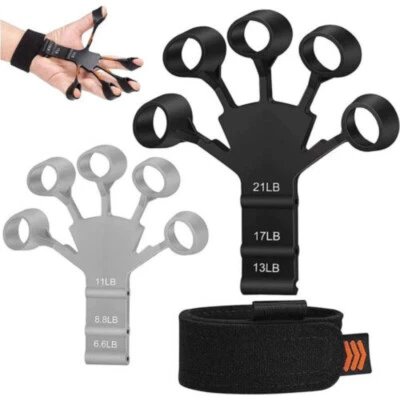 MARKENLOS 2X Gripster Grip Verstärkung Finger Stretcher Hand Grip Trainer Fitness Train
