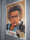 Vintage Tin Metal Sign JAMES DEAN "Get Kist Kola" 5 cents