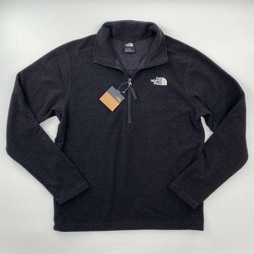 Zip Pullover Sweatshirt Black 