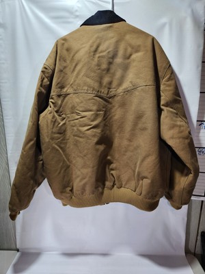 Carhartt Santa Fe Jacket Mens Medium J14 CML Brown bomber Coat 3XL 