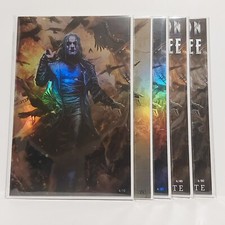 THE CROW BRANDON LEE AO TIDAL (E) WAVE TRIBUTE COMIC MATCHING #6s BUNDLE x 5 NM