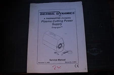 THERMAL DYNAMICS PLASMA CUTTER POWER SUPPLY Service Manual repair operator owner