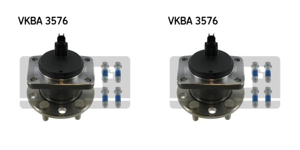 SKF 2X Radnabe Radlagersatz Hinten FüR Ford Mondeo III Turnier Jaguar X-Type-image