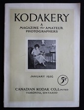 Vintage KODAKERY January 1926 Magazine For Amateur Photographers 32 Page