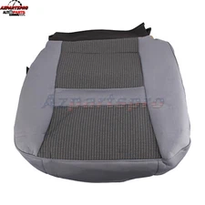 For 2006-2009 Dodge Ram Front Driver Left Side Bottom Cloth Seat Cover Gray 