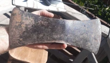 Vintage Hartwell Double  Axe Head    3.9