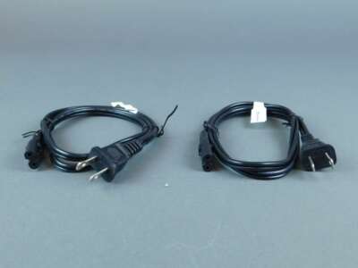 *Pack of 2* Cable Matters 400004-3X2 18AWG 3ft 2-Prong Power Cords - NEW Surp...